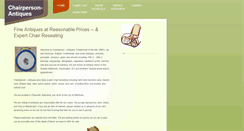 Desktop Screenshot of chairperson-antiques.com