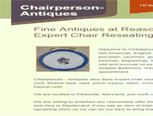 Tablet Screenshot of chairperson-antiques.com